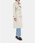 Trench long beige