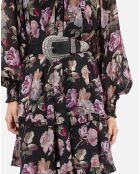 Ceinture en cuir noire