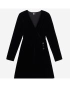 Robe courte en Velours noire