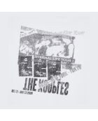 T-shirt avec sérigraphie blanc