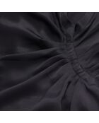 Robe courte avec drapé noire