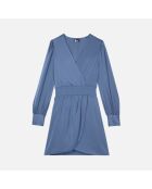 Robe courte bleue vintage