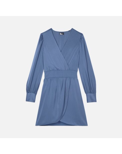 Robe courte bleue vintage