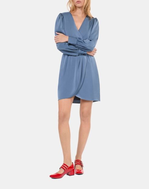 Robe courte bleue vintage