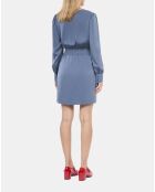 Robe courte bleue vintage