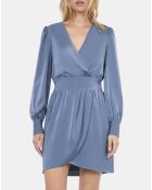 Robe courte bleue vintage
