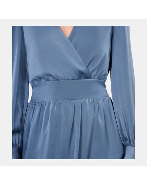 Robe courte bleue vintage