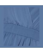 Robe courte bleue vintage