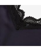 Robe nuisette longue bleu marine