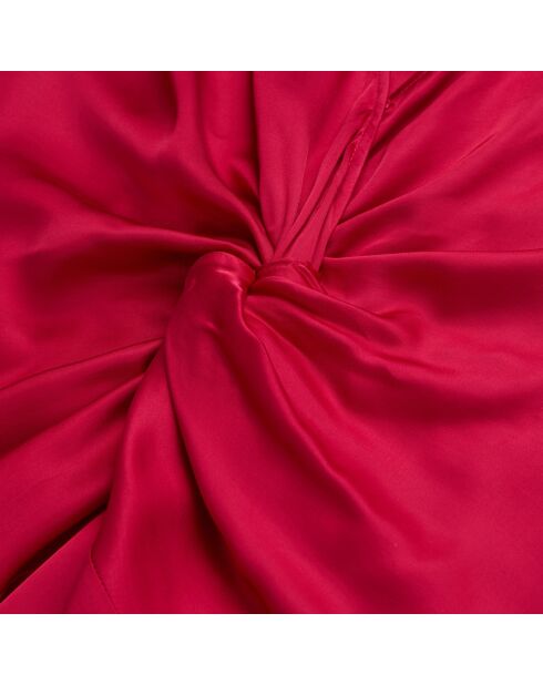 Robe longue avec nœud cerise