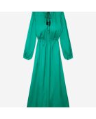 Robe longue verte