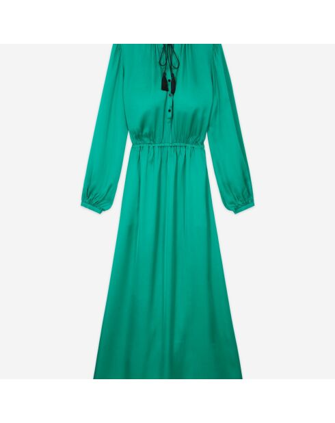 Robe longue verte