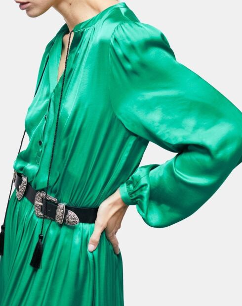 Robe longue verte