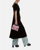 Robe longue en velours noir