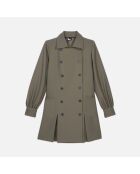 Robe tailleur courte kaki