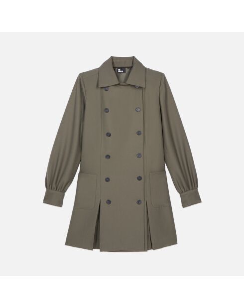 Robe tailleur courte kaki