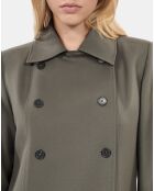 Robe tailleur courte kaki