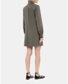 Robe tailleur courte kaki