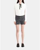 Short en Tweed noir