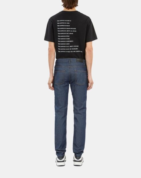 Jean slim bleu foncé brut