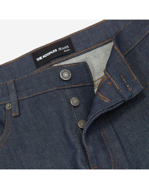 Jean slim bleu foncé brut