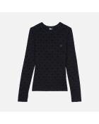 T-shirt manches longues noir