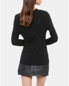 T-shirt manches longues noir