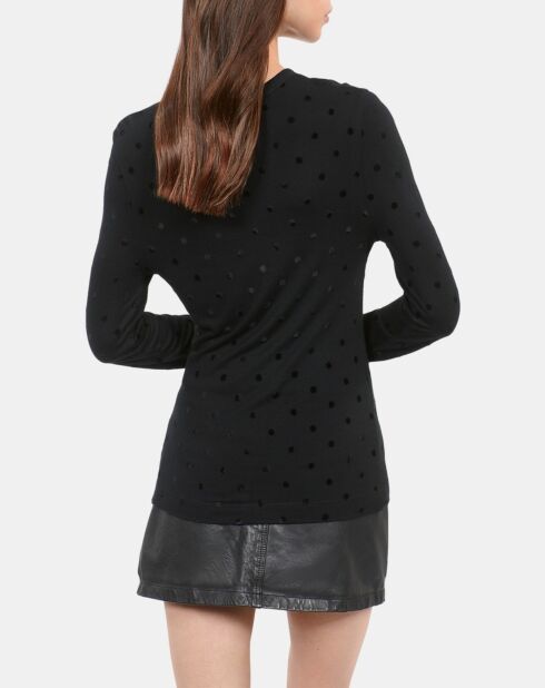 T-shirt manches longues noir