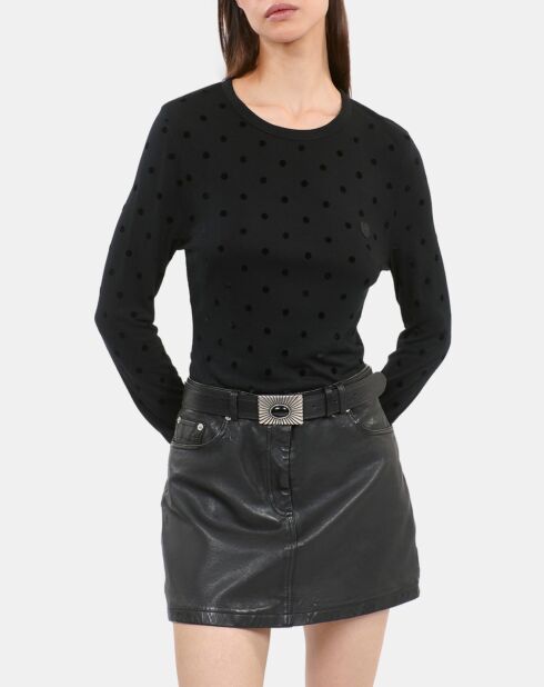 T-shirt manches longues noir