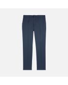 Pantalon de costume en laine bleu marine