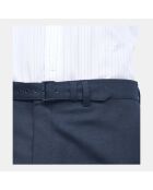 Pantalon de costume en laine bleu marine