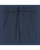 Pantalon de costume en laine bleu marine
