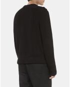 Pull en coton noir
