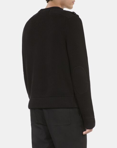 Pull en coton noir