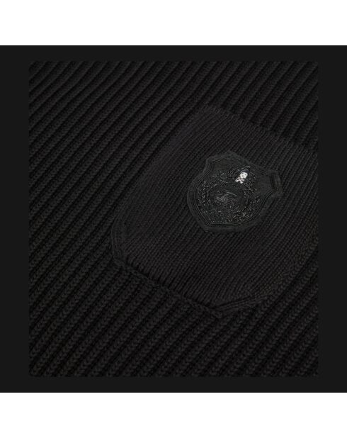 Pull en coton noir