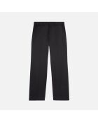 Pantalon large en coton bleu marine