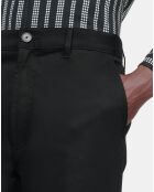 Pantalon large en coton bleu marine