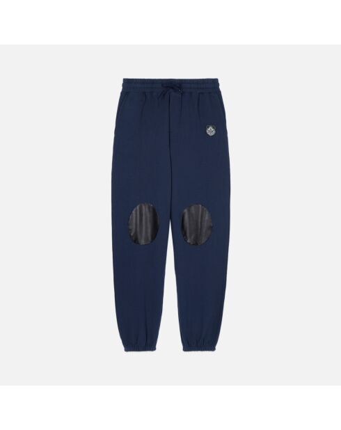 Pantalon de jogging blason bleu foncé