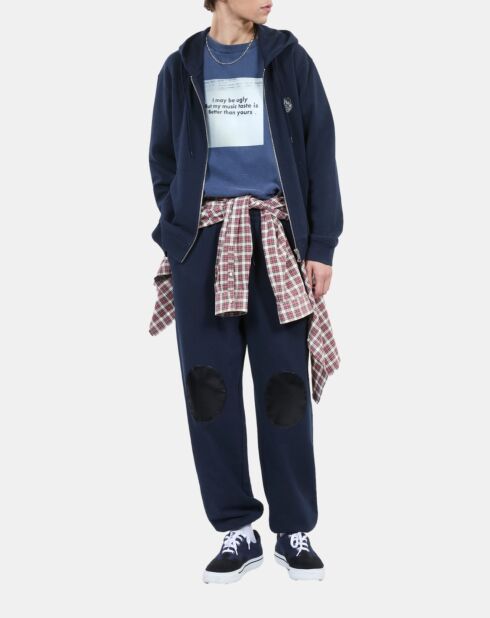 Pantalon de jogging blason bleu foncé