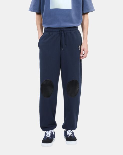 Pantalon de jogging blason bleu foncé