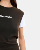 T-shirt logo marron foncé