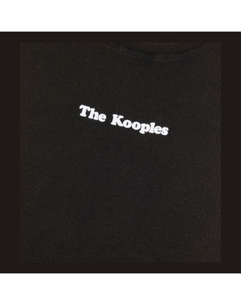 T-shirt logo marron foncé