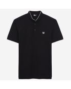 Polo col officier noir