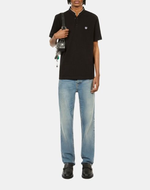 Polo col officier noir