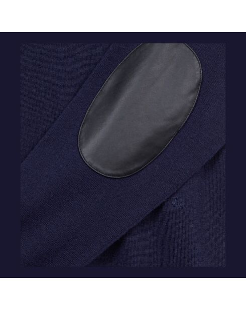 Pull en laine bleu marine