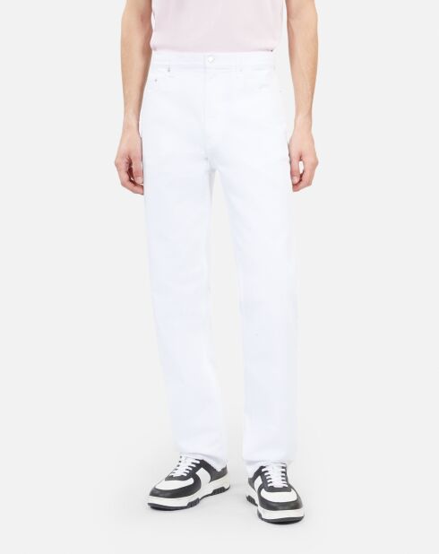 Jean droit blanc