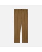 Pantalon en laine kaki