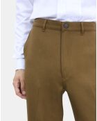 Pantalon en laine kaki