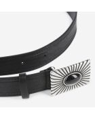 Ceinture en cuir noire