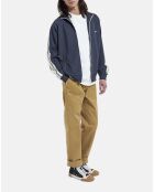 Pantalon chino en coton à poches beige